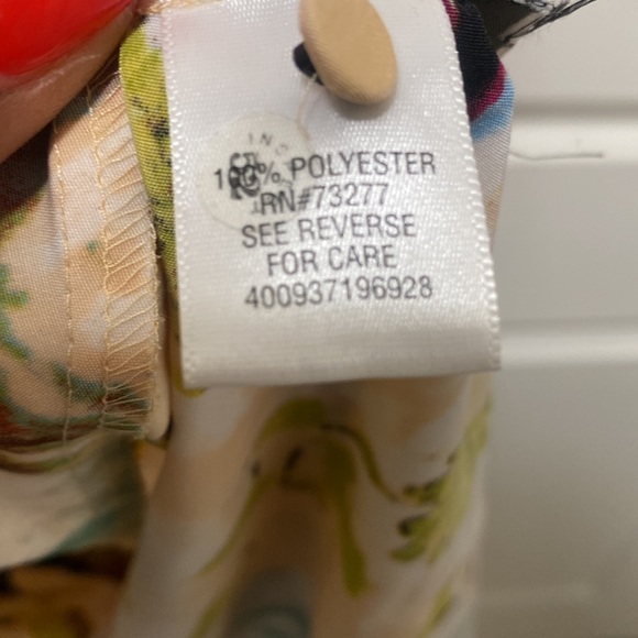 Simply Vera by Vera Wang Floral Dress SZ Medium - Picture 4 of 4